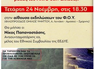 ΕΚΔΗΛΩΣΗ ΕΠΙΤΡΟΠΗΣ ΕΙΡΗΝΗΣ ΔΑΦΝΗΣ-ΥΜΗΤΤΟΥ ΜΕ ΣΥΛΛΟΓΟ ΔΗΜΟΚΡΑΤΙΚΩΝ ΓΥΝΑΙΚΩΝ