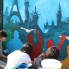 Στην τελική ευθεία για τις εκδηλώσεις στο Ίλιον – Δημιουργήθηκαν οι 2 πρώτες τοιχογραφίες για την Ειρήνη